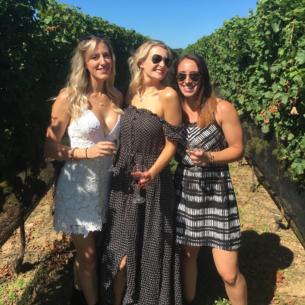 Polka dot maxi dress